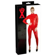   LATEX - дамски гащеризон с дълъг ръкав - червен - S