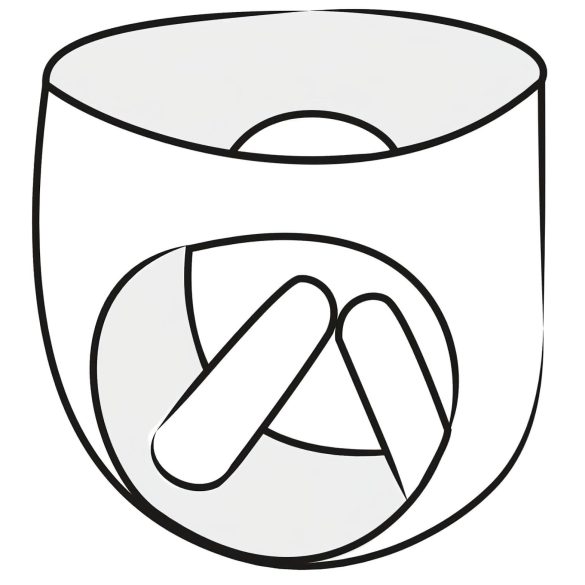 ЛАТЕКС - дамски бикини с 2 надуваеми вътрешни дилда (черни) - M