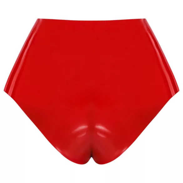 LATEX - бельо с реалистично дилдо (червено)