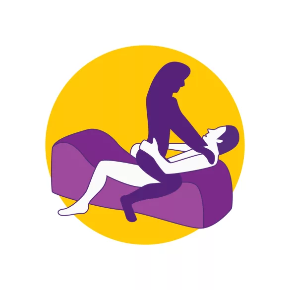 Desirel Magic Pillow - Надуваем секс диван - голям (син)