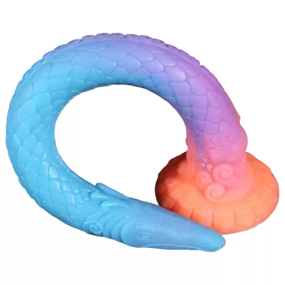 OgazR XXL Eel - анален дилдо светещ в тъмното - 47 см, розов
