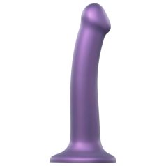   Strap-on-me Metallic Shine M - кожен-френдли дилдо (металическо лилаво)