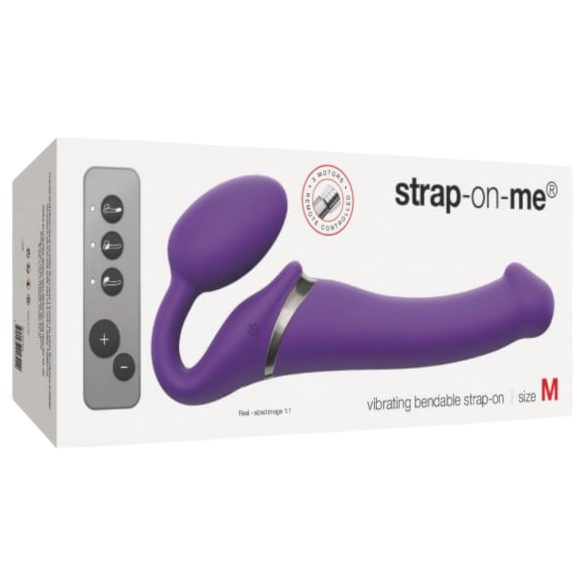Strap-on-me M - безремъчен страпон вибратор (лилав)