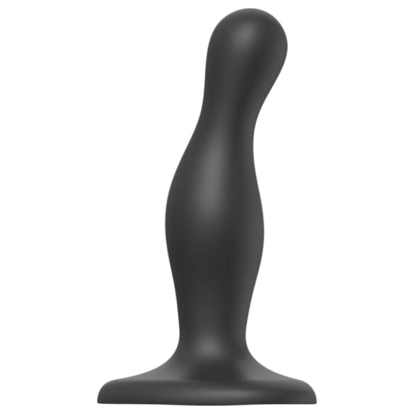 Strap-on-me Curvy S - вълнообразно дилдо с вендуза (черно)