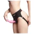 Strap-on-me Curvy S - вълнообразно дилдо с вендуза (розово)