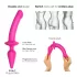 Strap-on-me Switch Semi-Realistic XXL - 2 в 1 дилдо (розов)