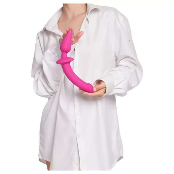 Strap-on-me Switch Semi-Realistic XXL - 2 в 1 дилдо (розов)