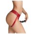 Strap-on-me - регулируем колан с дилдо - XS-XXL (червен)