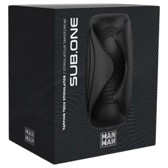 ManWan Sub.One - акумулаторен мастурбатор (черен)