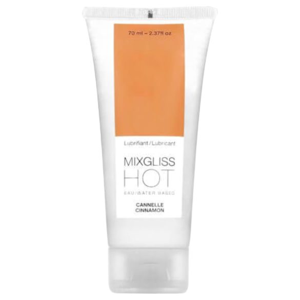 Mixgliss Hot - затоплящ лубрикант канела - 70 мл