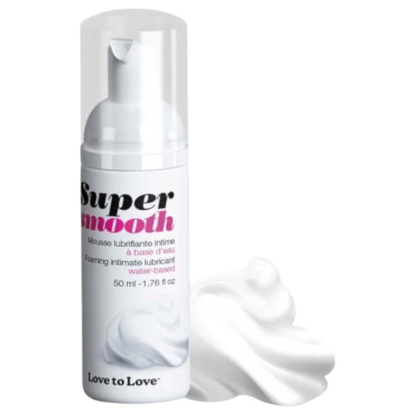Love to Love Super Smooth - водоразтворима смазка пяна (50 мл)