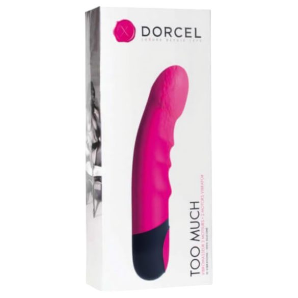 Dorcel Too Much - Двоен мотор вибратор (розов)