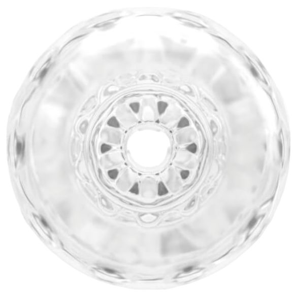 Dorcel - мастурбатор за мъже - двоен отвор - прозрачен