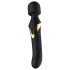Dorcel Dual Orgasms Gold - 2в1 масажен вибратор (черен)