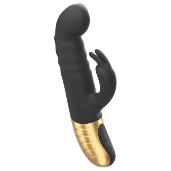 Dorcel G-stormer - акумулаторен, тласкащ вибратор с клиторен накрайник (черен)