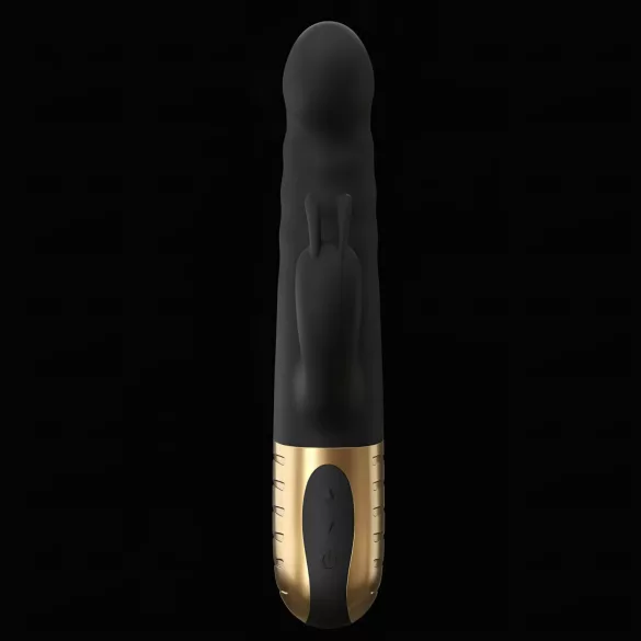 Dorcel G-stormer - акумулаторен, тласкащ вибратор с клиторен накрайник (черен)