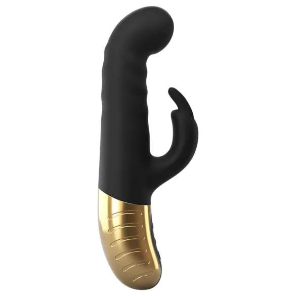 Dorcel G-stormer - акумулаторен, тласкащ вибратор с клиторен накрайник (черен)