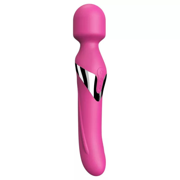 Dorcel Dual Orgasms - акумулаторен, 2 в 1 масажиращ вибратор (розов)