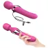 Dorcel Dual Orgasms - акумулаторен, 2 в 1 масажиращ вибратор (розов)