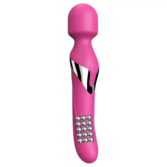 Dorcel Dual Orgasms - акумулаторен, 2 в 1 масажиращ вибратор (розов)