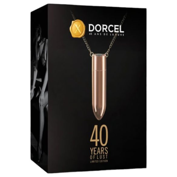 Dorcel - водоустойчив вибратор огърлица (розово злато)