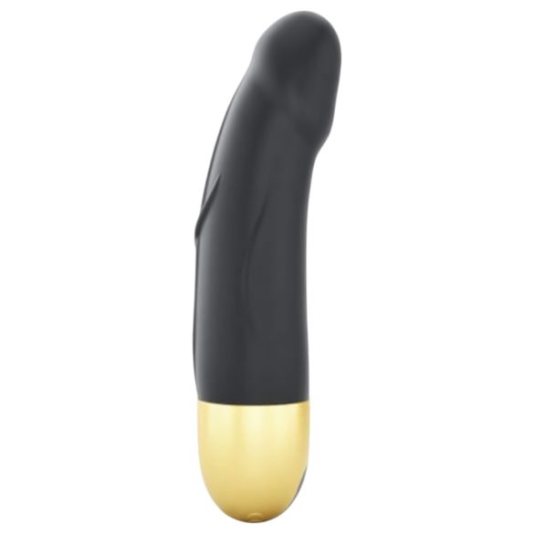 Dorcel Real Vibration S 2.0 - акумулаторен вибратор (черно-златно)