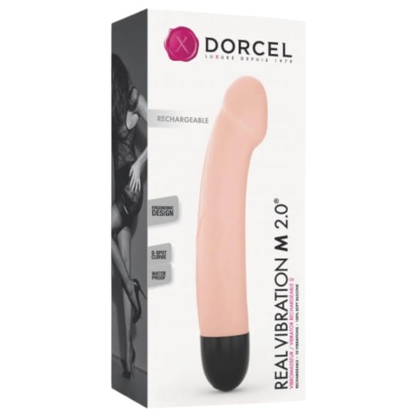Dorcel Real Vibration M 2.0 - презареждаем вибратор (естествен цвят)