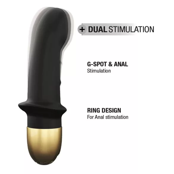 Dorcel Mini Lover 2.0 - акумулаторен, G-точков вибратор (черно-злато)