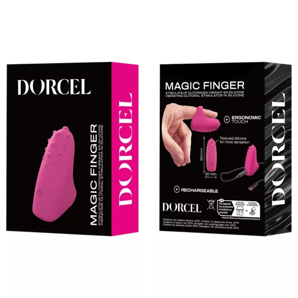 Dorcel Magic Finger - акумулаторен пръстов вибратор (розов)