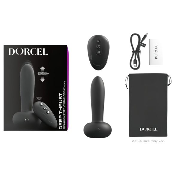 Dorcel Deep Thrust - мощен вибратор (черен)