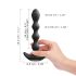 Dorcel Flexi Balls - радио анален вибратор с акумулатор, черен