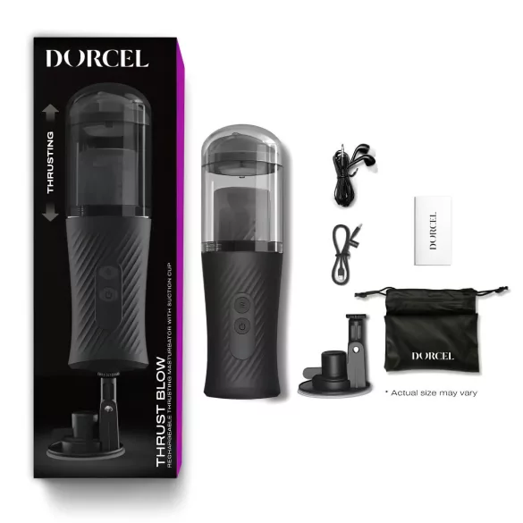 Dorcel Thrust Blow - автоматичен мастурбатор с тласъци - черен