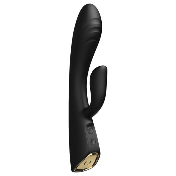 Dorcel Flexi Rabbit - загряващ вибратор с клитор стимулатор (черен)