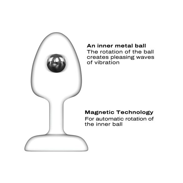 Dorcel - вибриращ анален плъг с дистанционно управление M - (черен)
