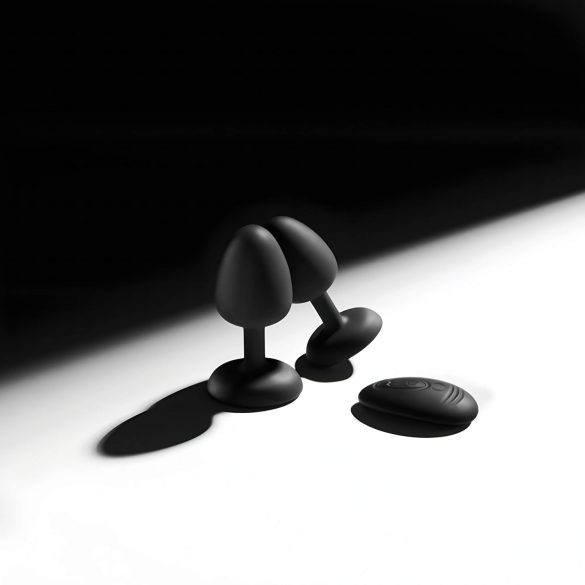 Dorcel - вибриращ анален плъг с дистанционно управление M - (черен)