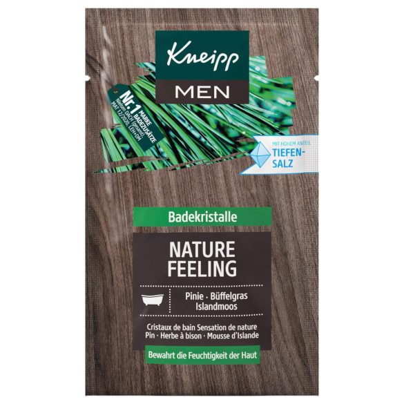 Кристали за вана Kneipp - Мъжко натурално усещане (60g)