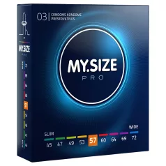   My.Size PRO - презерватив с индивидуален размер - 57 mm (3 бр.)