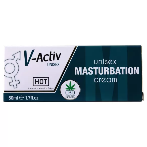 Hot V-Active - стимулиращ унисекс крем за мастурбация (50 ml)