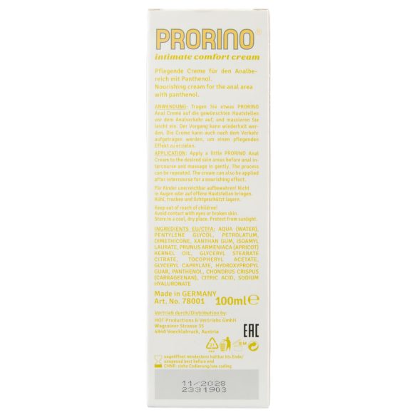 HOT Prorino - анален крем за грижа (100ml)