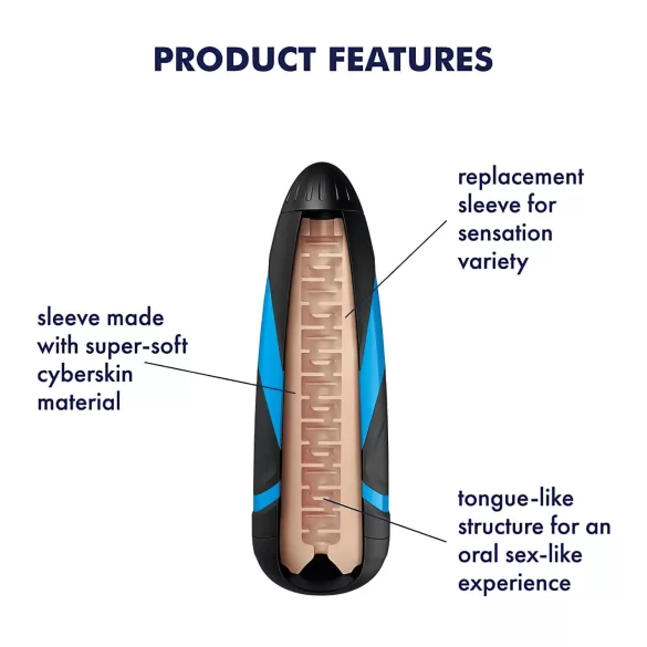 Satisfyer - ръкав за мастурбатор Lusty Tongues - заместител