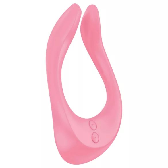 Satisfyer Endless Joy - вибратор за двойки с акумулатор - розов