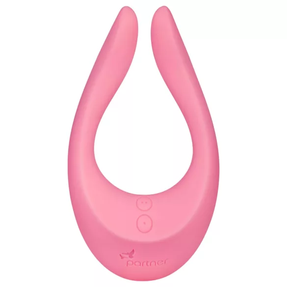 Satisfyer Endless Joy - вибратор за двойки с акумулатор - розов
