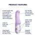 Satisfyer Charming Smile - водоустойчив акумулаторен G-точков вибратор (лилав)