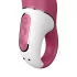 Satisfyer Petting Hippo - вибратор с акумулатор, водоустойчив - розов