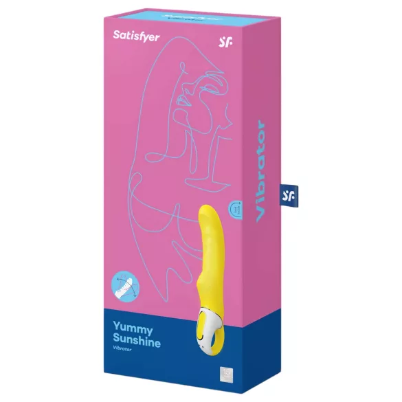 Satisfyer Yummy Sunshine - вибратор за G-точка - водоустойчив - жълт