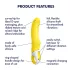 Satisfyer Yummy Sunshine - вибратор за G-точка - водоустойчив - жълт