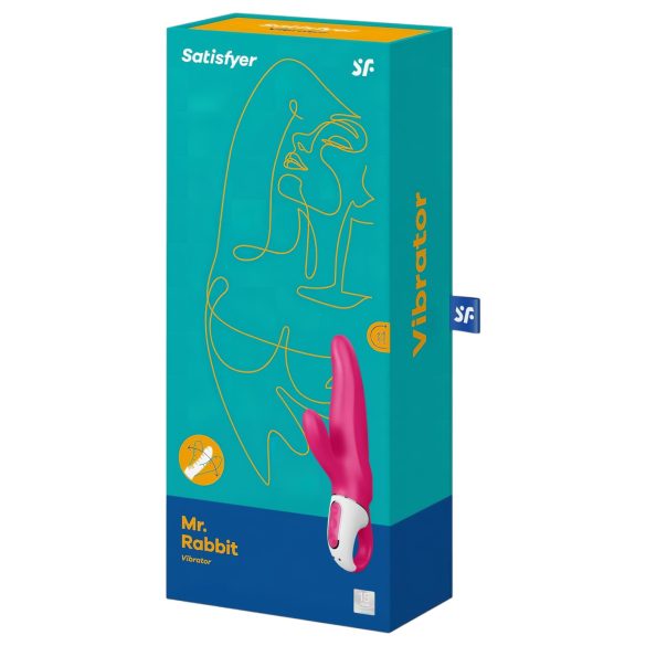 Satisfyer Mr. Rabbit - водоустойчив вибратор с клитор стимулатор (розов)