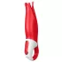 Satisfyer Power Flower - вибратор с акумулатор, водоустойчив - червен