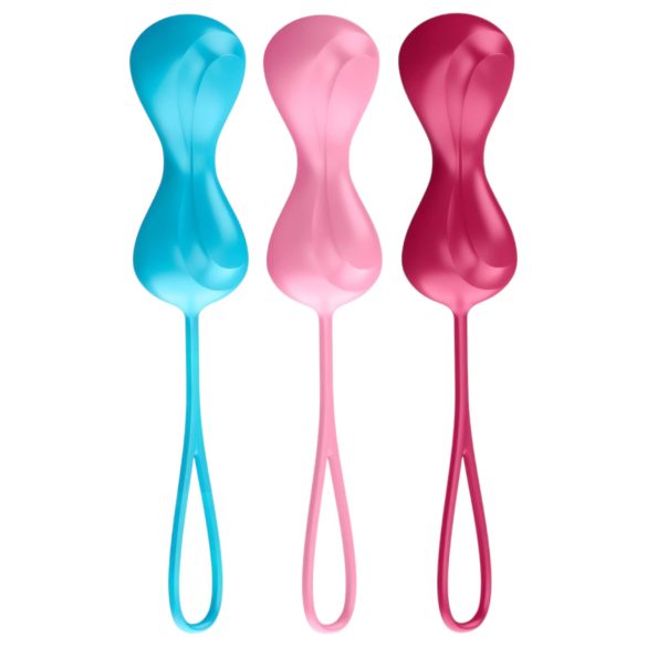 Сет от 3 броя геишки топчета Satisfyer Power Balls с подвижни части