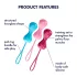 Satisfyer Power Balls - комплект вагинални топчета с подвижни тежести (3 броя)